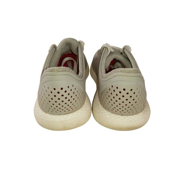 Crocs Literide Pacer Womens Sneakers Gray Round Toe Comfort Lace Up Size 9 - Picture 7 of 10